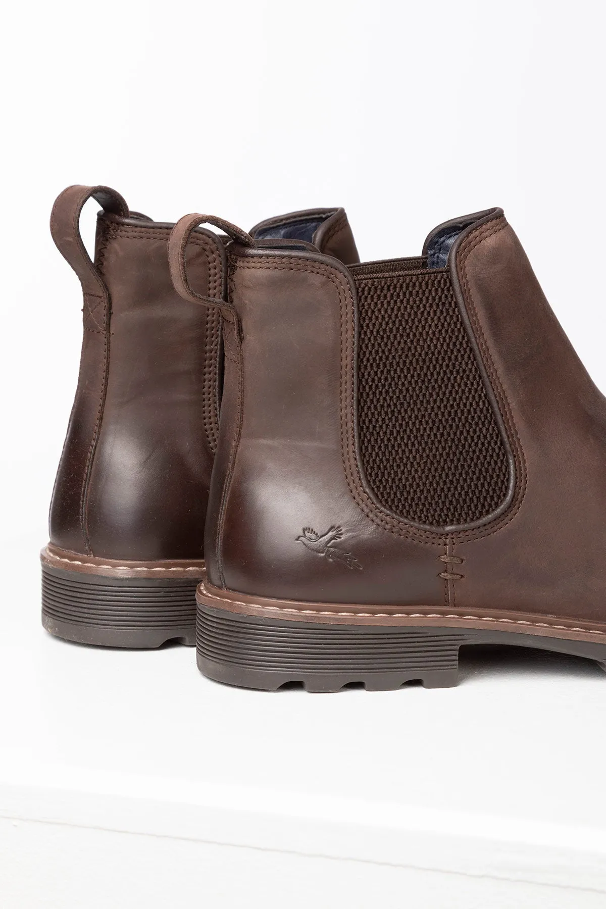 Men's Leather Chelsea Boots - Sledmere