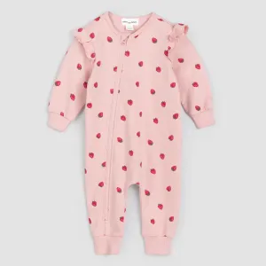 Miles Basics Playsuit - Strawberries