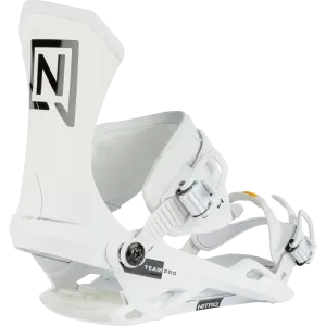 Nitro Team Pro Snowboard Bindings - Pro White - 2024