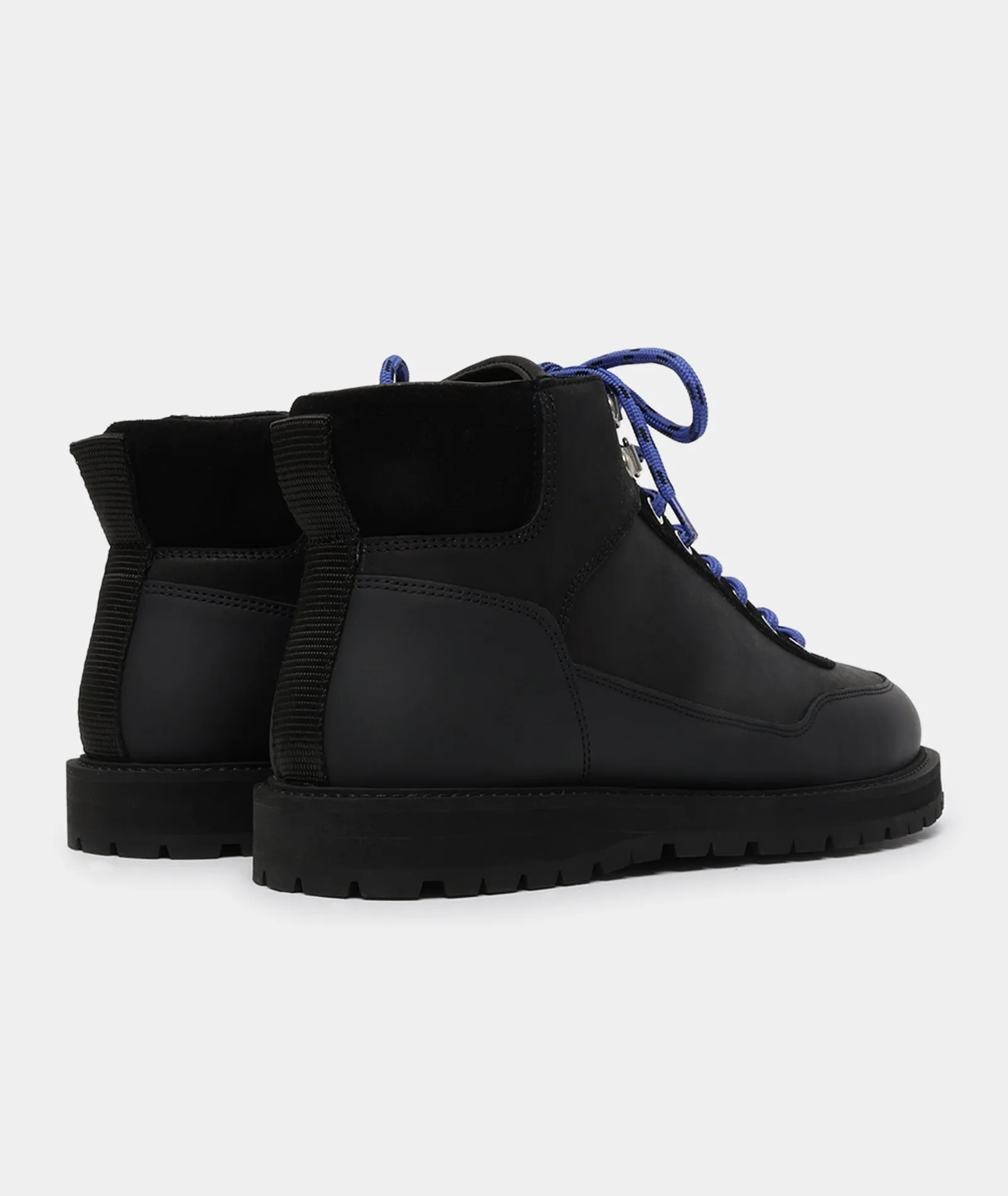 Olaf Lace-Up Boot - Black crazy horse leather