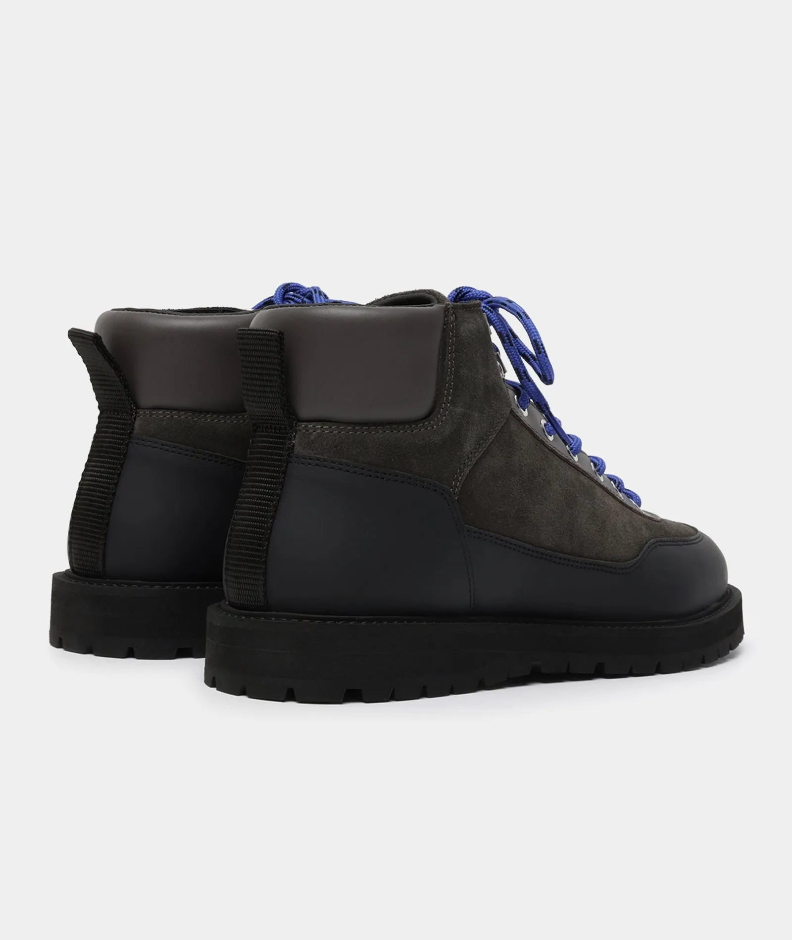 Olaf Lace-Up Boot - Charcoal Suede