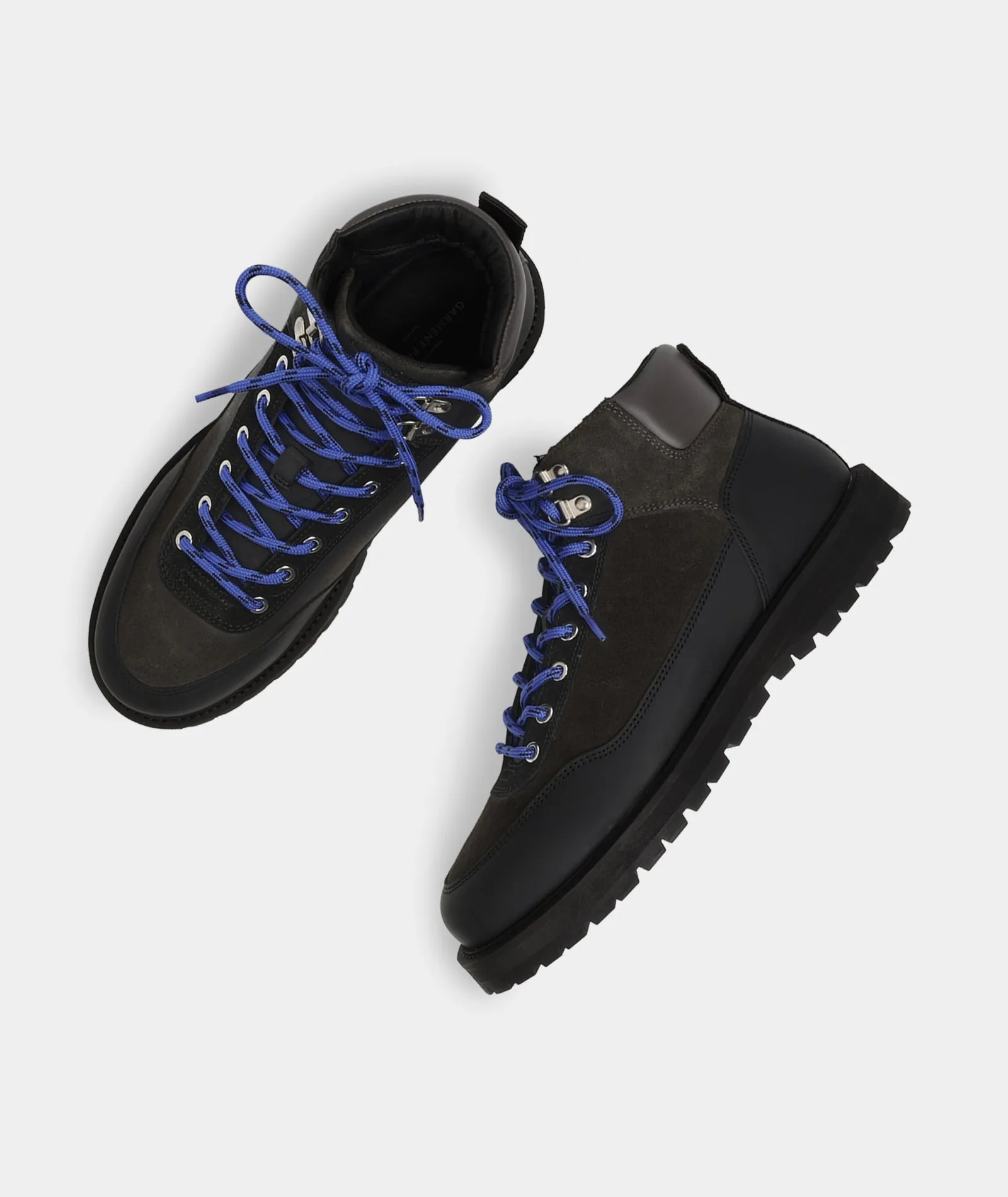 Olaf Lace-Up Boot - Charcoal Suede