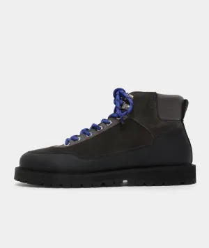 Olaf Lace-Up Boot - Charcoal Suede