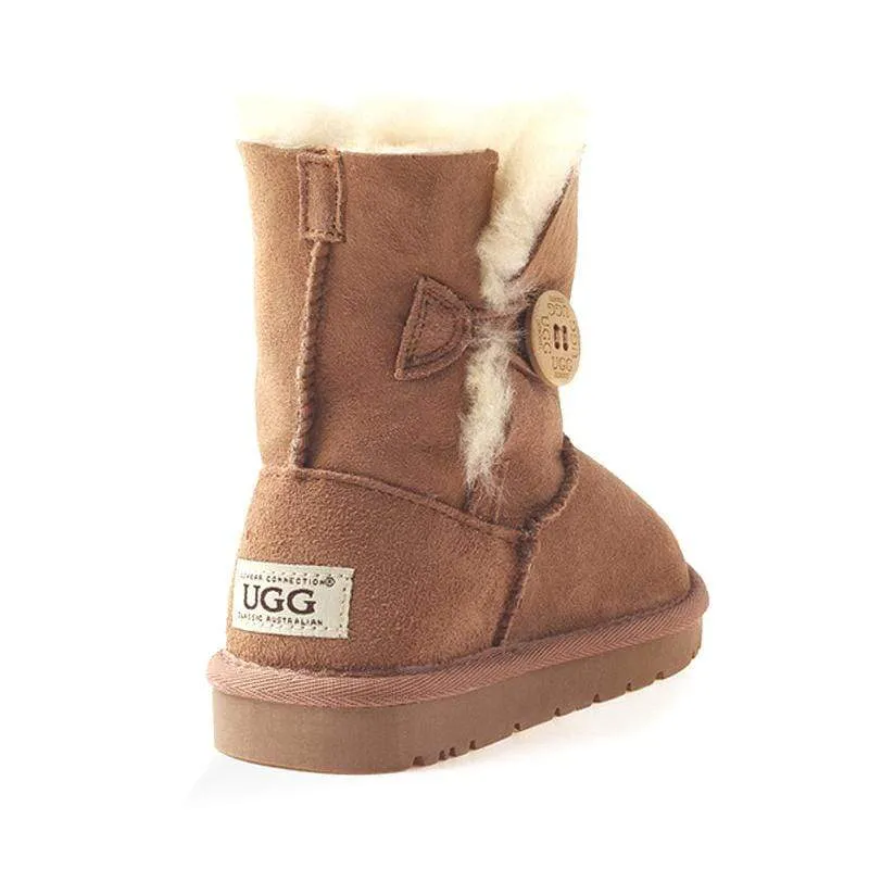 One Button Kids UGG Boots