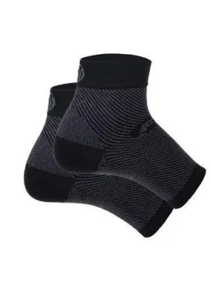 OS1st FS6 Sports Compression Plantar Fasciitis Foot Sleeve Pair Black