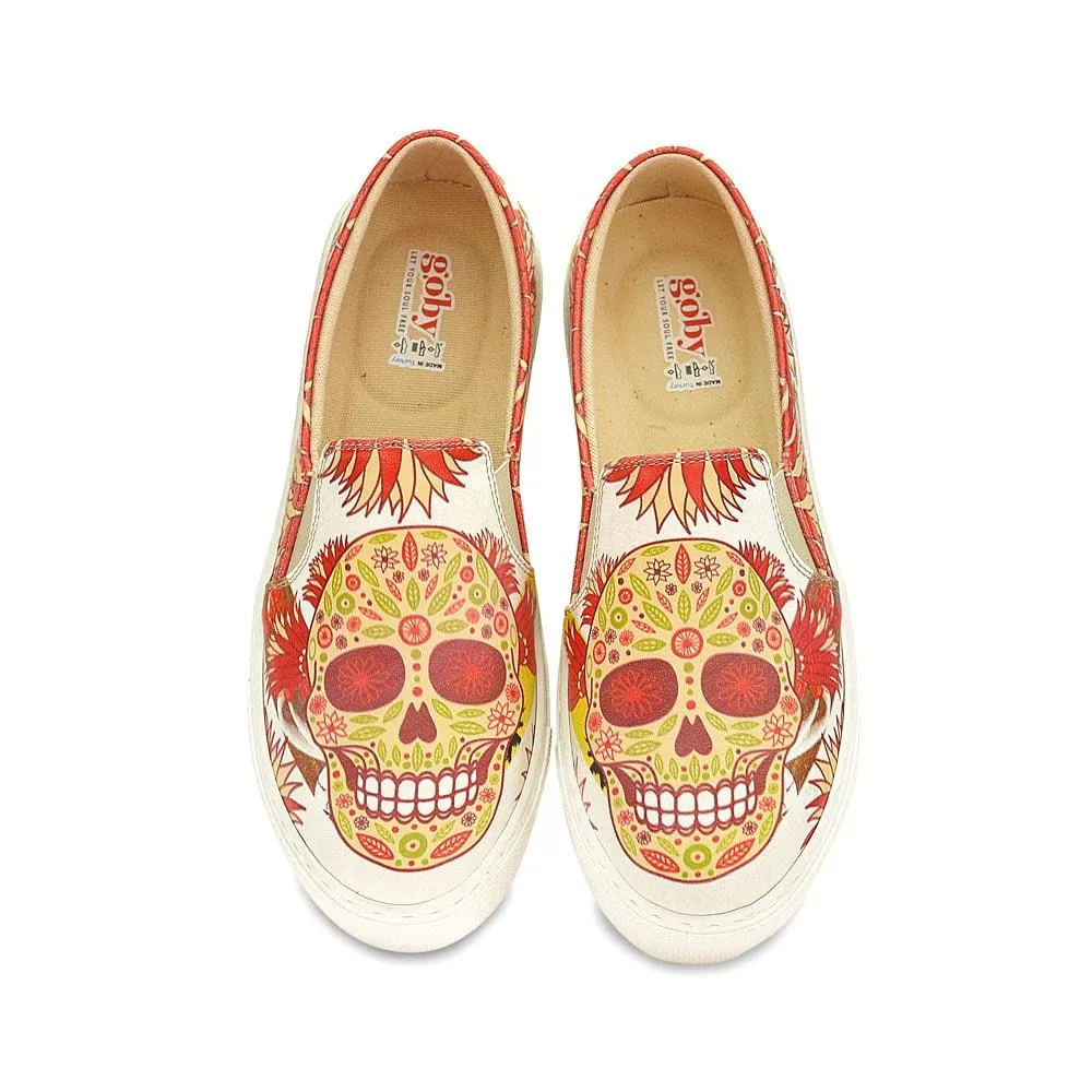 Pattern Skull Sneaker Shoes WVN4045