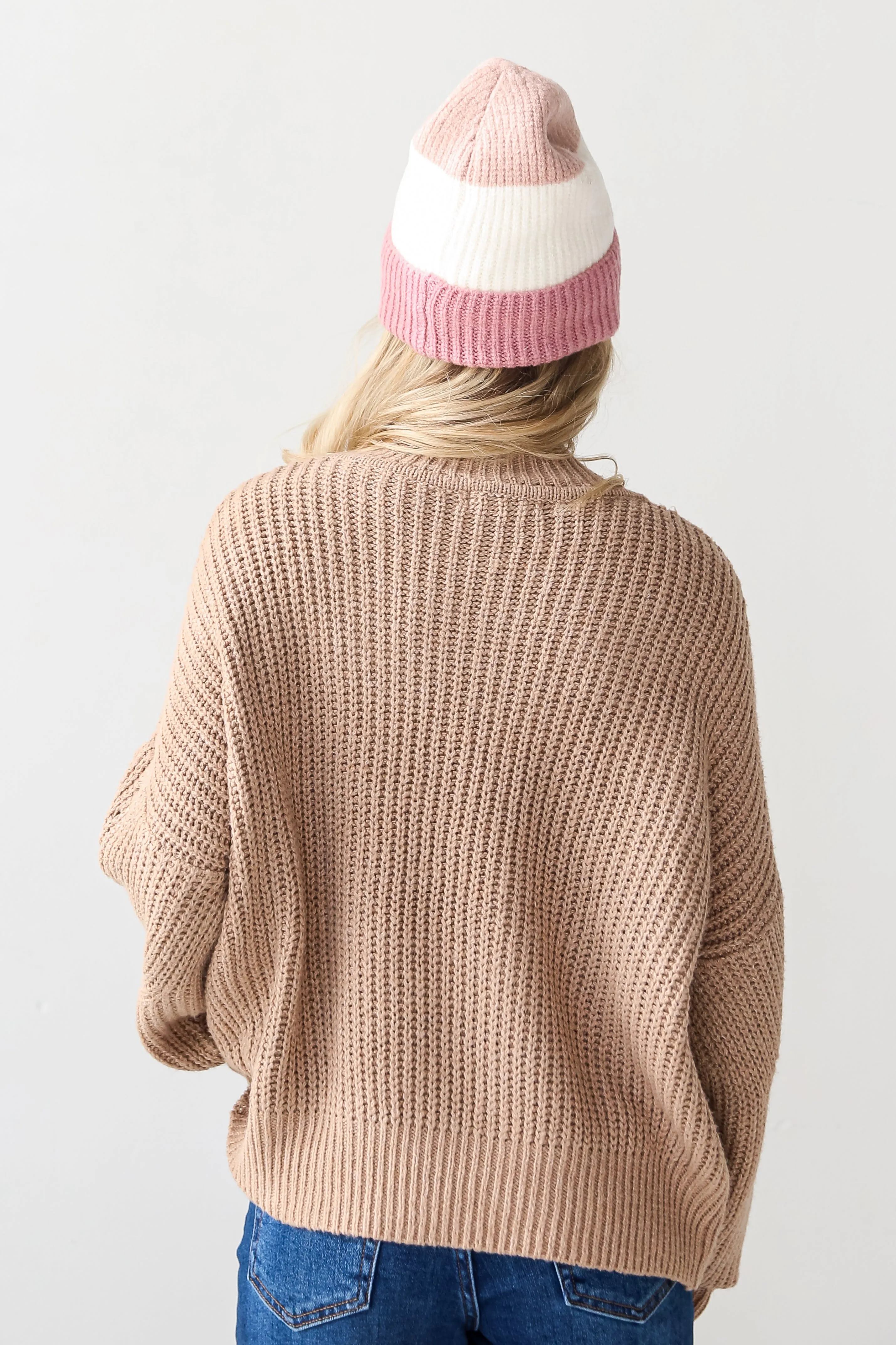 Perfect Comfort Mocha Oversized Sweater