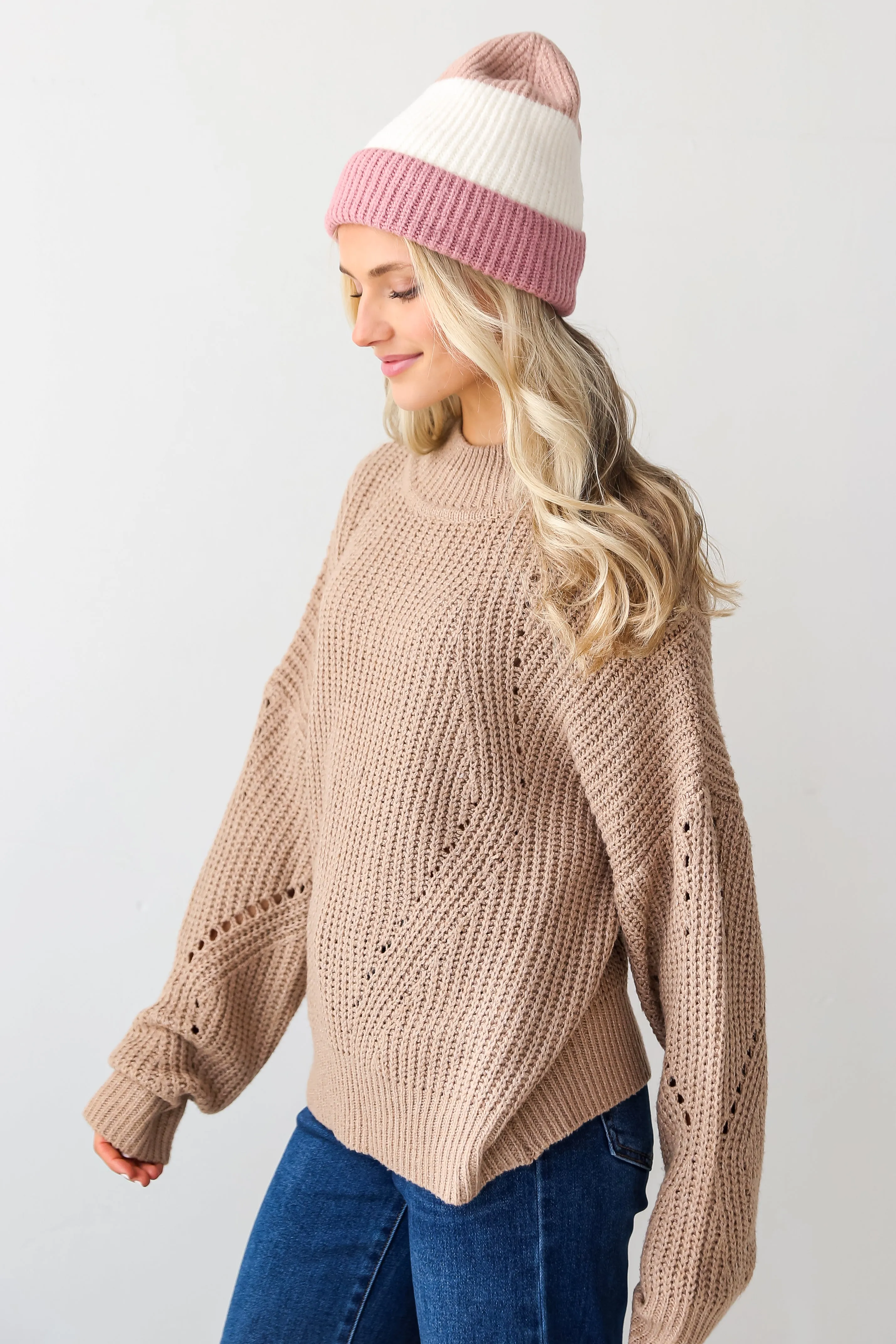 Perfect Comfort Mocha Oversized Sweater