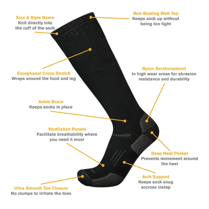 Point6 Merino Mountain Magic Ultra Light OTC Ski/Snowboard Socks