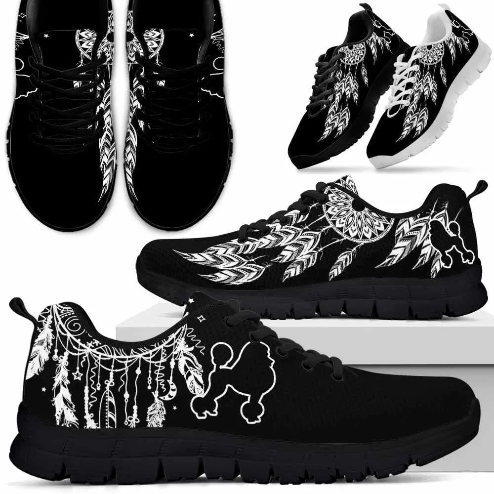 Poodle Sneaker, Poodle Dreamcatcher Sneakers Running Shoes Gift Women Men, Poodle Shoes