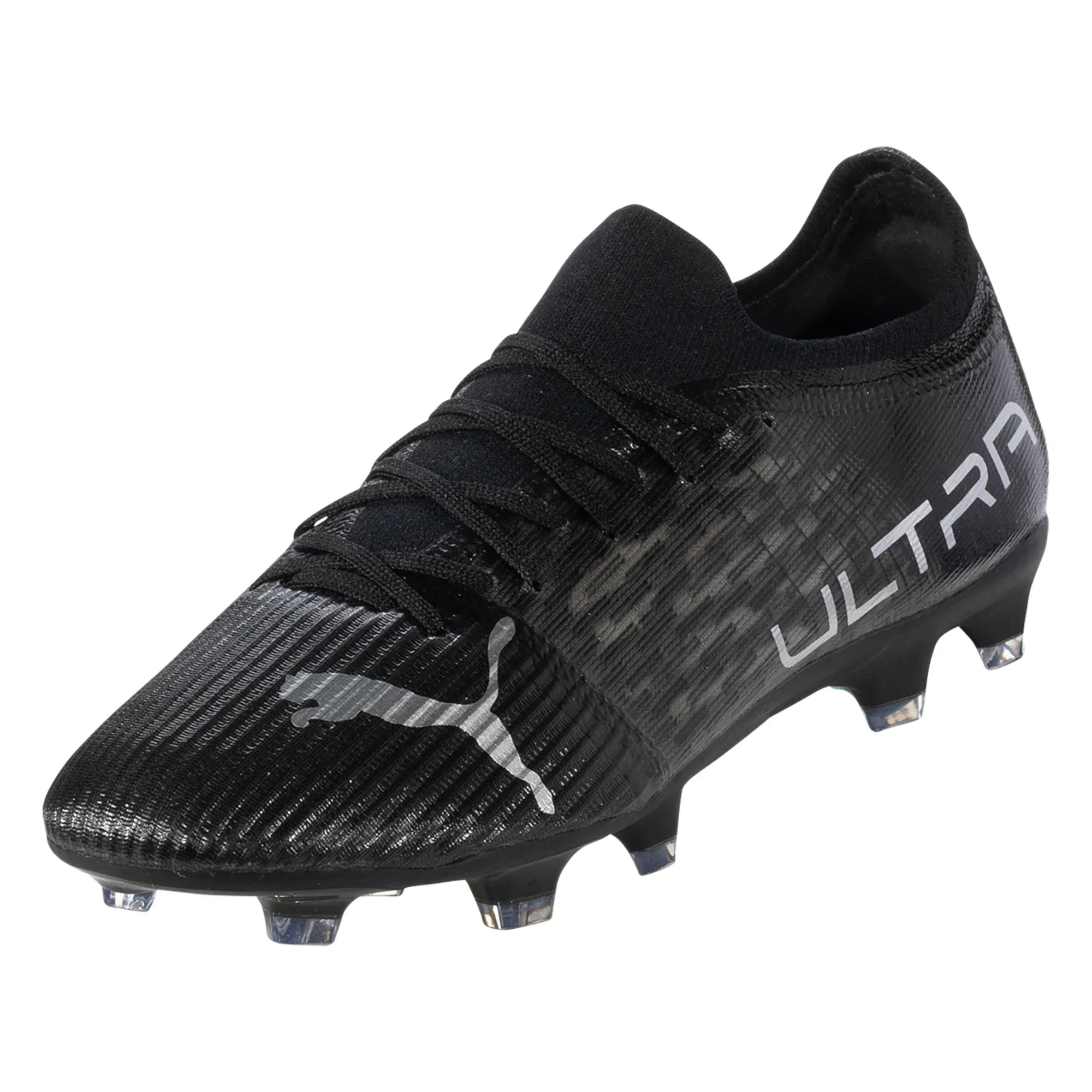 PUMA ULTRA 3.3 FG/AG-BLACK/SILVER/ASPHALT