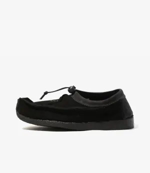 QR Low Moccasin – Black Suede