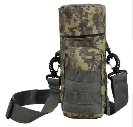 "Black Hawk Commandos Tactical MOLLE Water Bottle Pouch: Essential H2O Carrier for the Field"