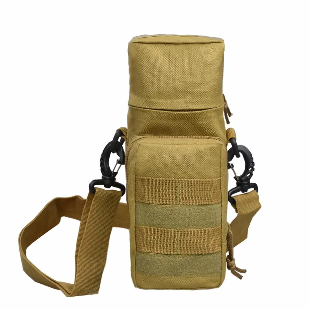 "Black Hawk Commandos Tactical MOLLE Water Bottle Pouch: Essential H2O Carrier for the Field"