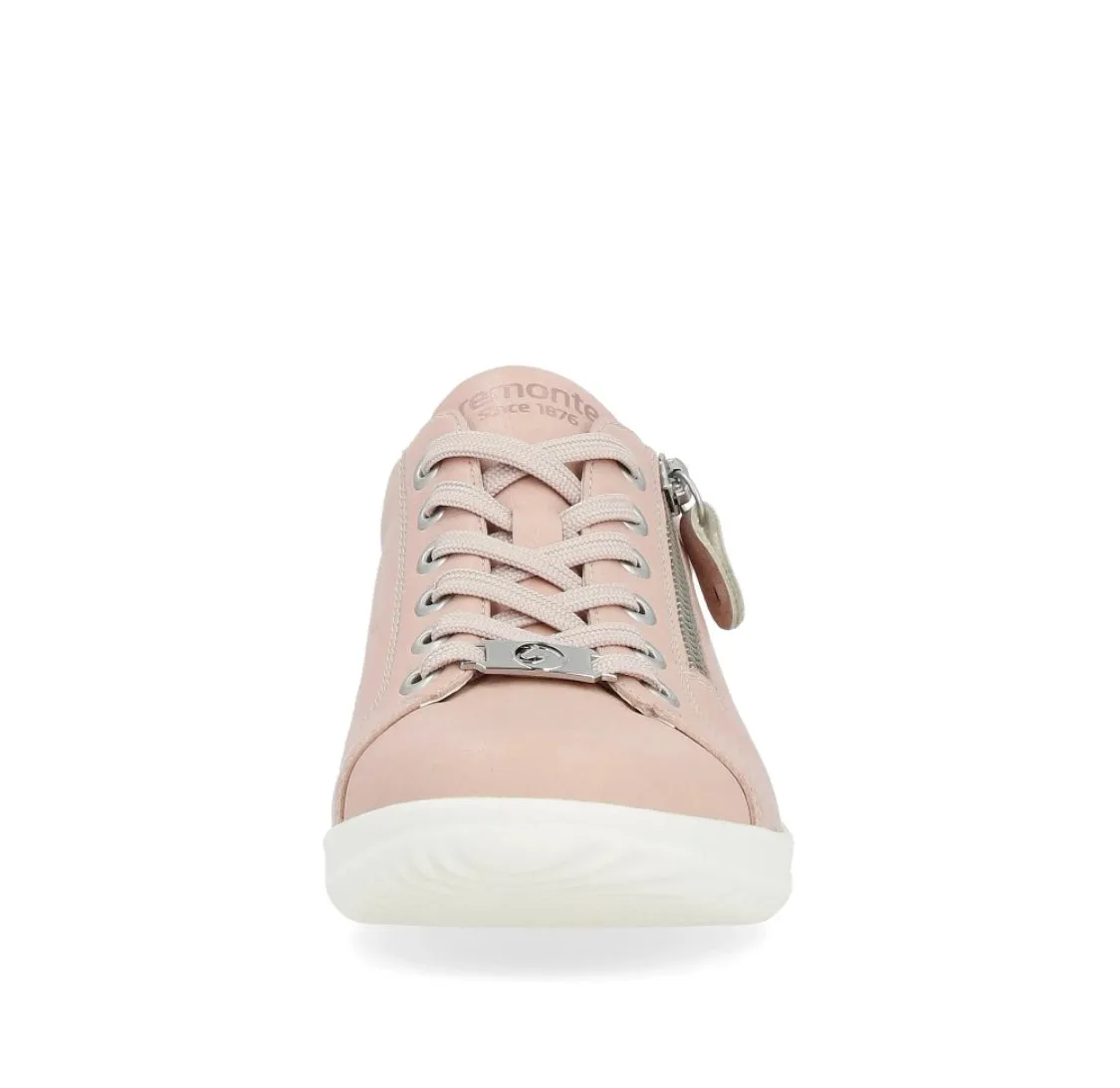 Remonte D1E03-31 Dusky Pink Leather Trainers