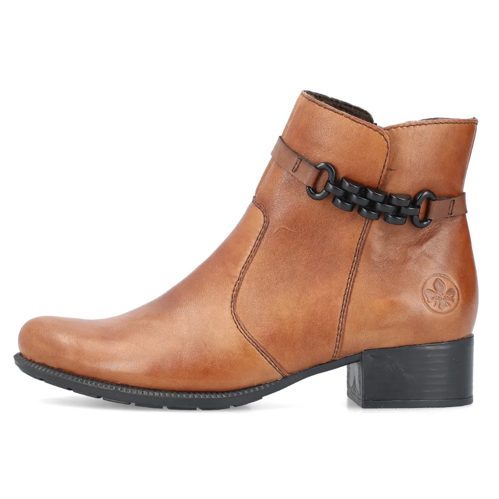 Rieker Sariana 76 Chestnut Bootie (Women's)