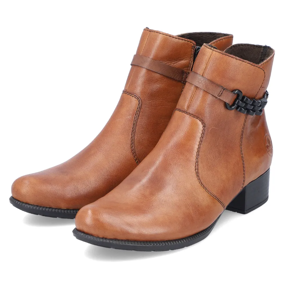 Rieker Sariana 76 Chestnut Bootie (Women's)