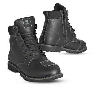 RTECH Heritage Touring Motorcycle Boot Black