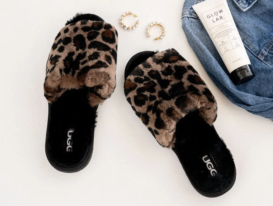 SALE | Classic Slide AU Mens 6 / AU Ladies 7 | Black Leopard