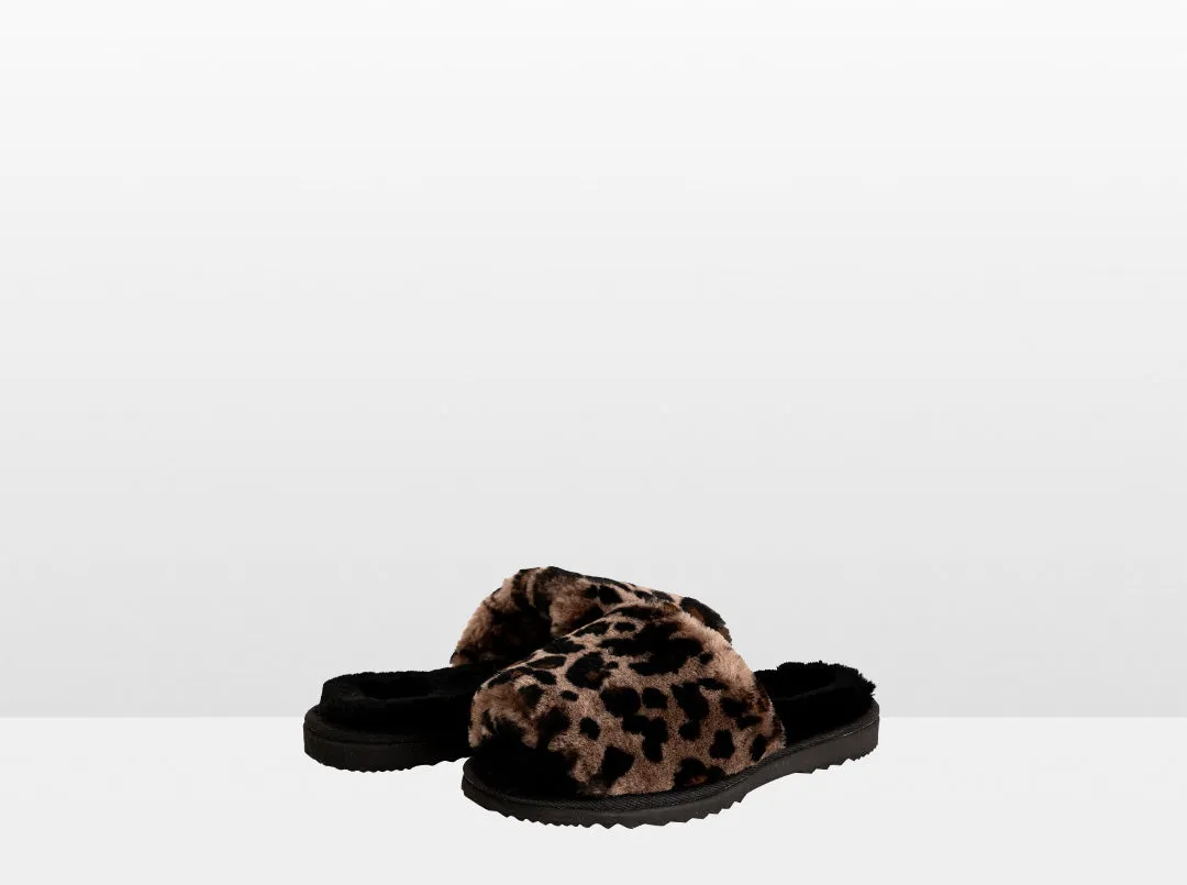 SALE | Classic Slide AU Mens 6 / AU Ladies 7 | Black Leopard