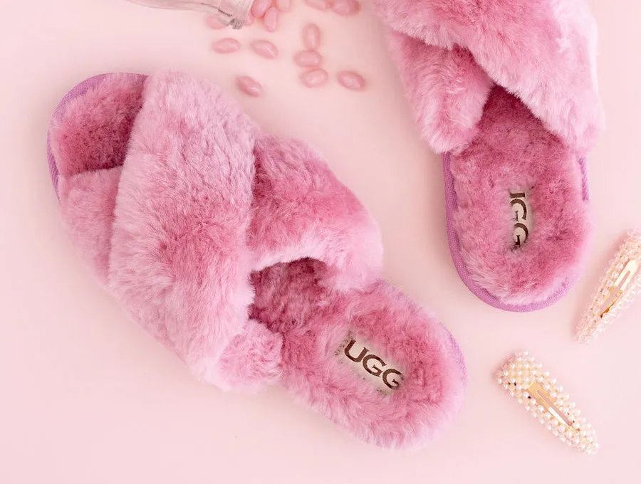 SALE | Peekaboo Slipper | AU Mens 9 / AU Ladies 10 | Pink