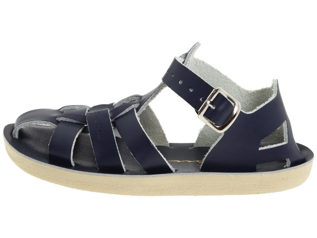 Salt Water Sandals Navy Shark Children's Sandal