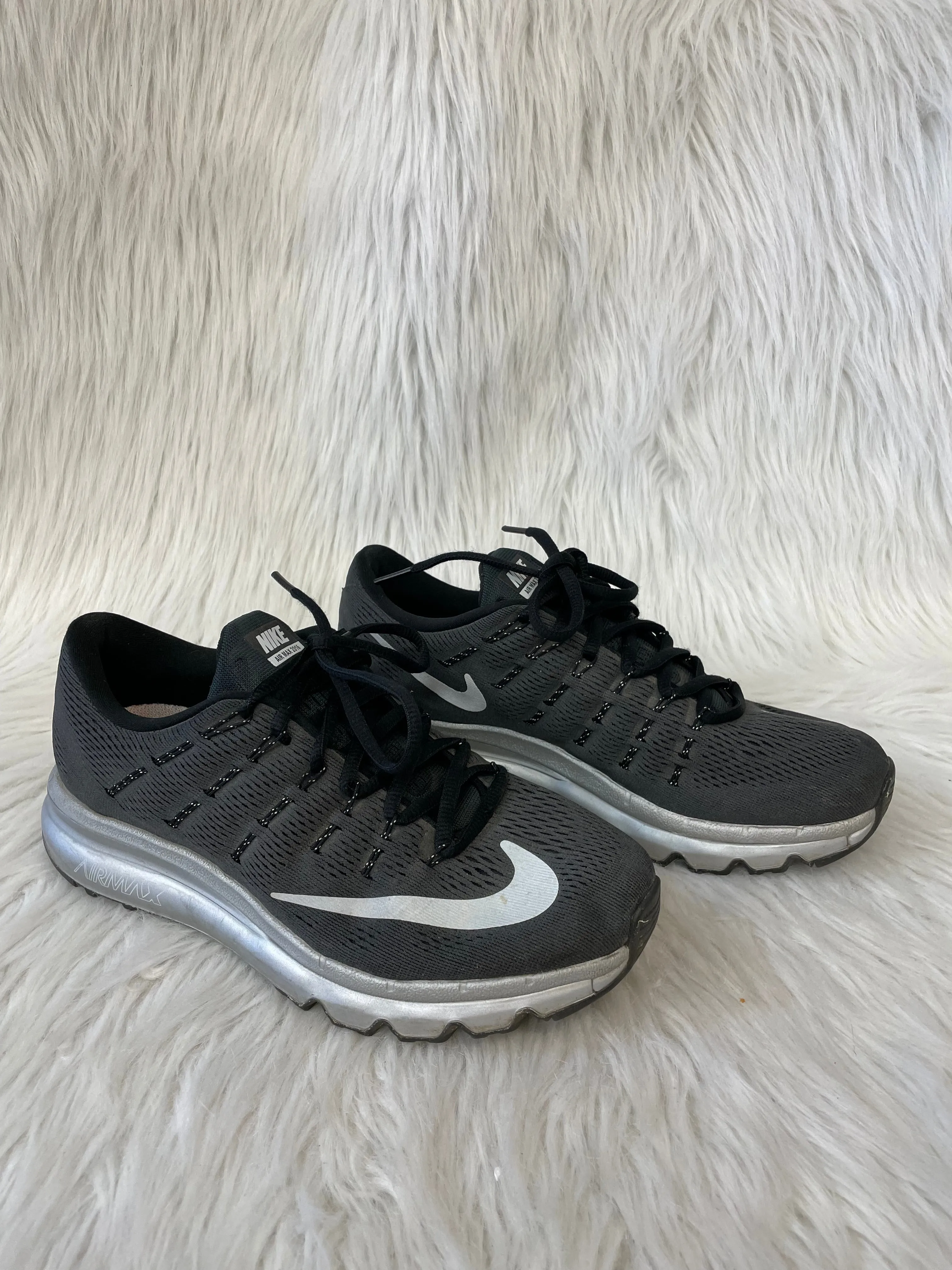 Shoes Athletic By Nike In Black & Grey, Size: 8