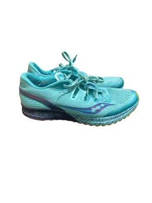 Shoes Athletic By Sacouny In Blue, Size: 10.5