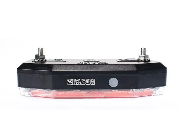 Simson Tunnel LED bagagedrager achterlicht