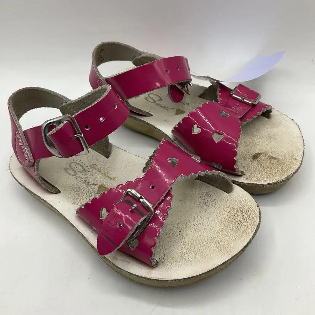 Size 6: Saltwater Pink Adjustable Strap Sandals