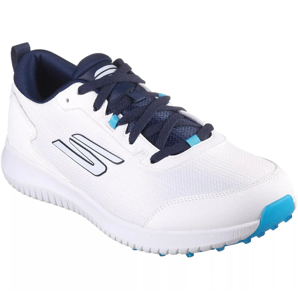 Skechers Go Golf Max Fairway 4 Spikeless Shoes - White/Navy/Blue