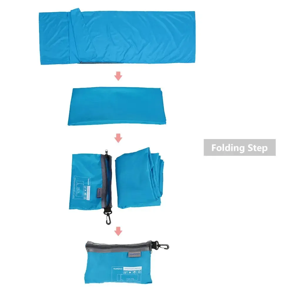 Sleeping Bag Liner 70*210cm Lightweight Polyester Pongee Pillowcase