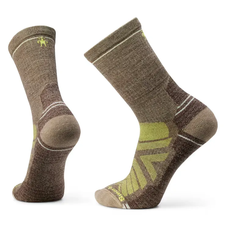 Smartwool Hike Light Cushion Crew Sock / Military Olive-Fossil