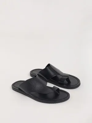 SOLEPLAY Black Multi Strap Sandals