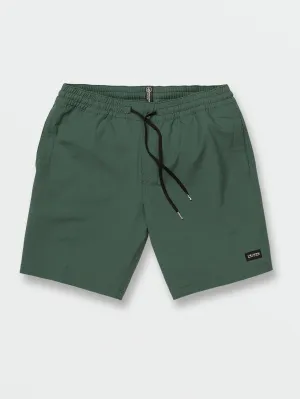 Stones Hybrid Elastic Waist Shorts - Trekking Green