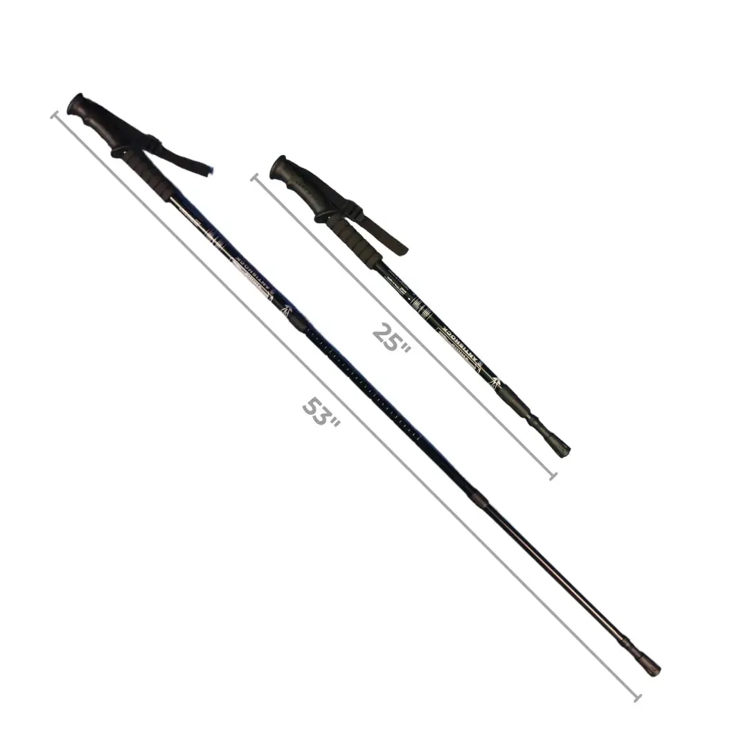 SummitEase Elite Trekking Poles| Walking Stick| Adjustable Anti-Shock Alpenstock