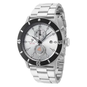 Teslar Men's Re-Balance T-10 44mm Quartz Chronograph Watch