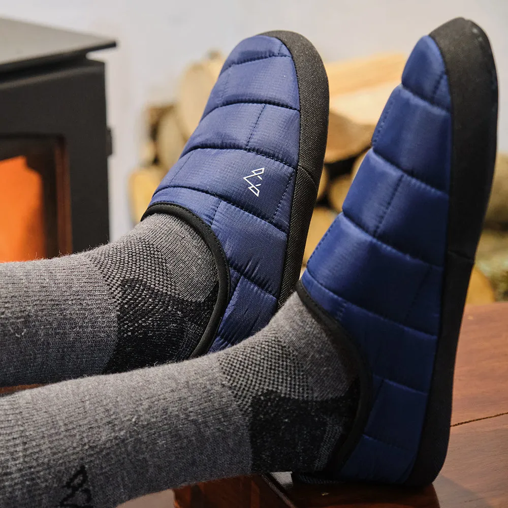 Tøffelhelt Tent Slippers (Navy)