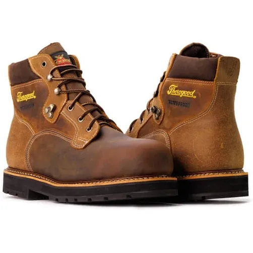 Thorogood Men's Iron River Series 6" Comp Toe Waterproof Work Boot -Brown- 804-4144