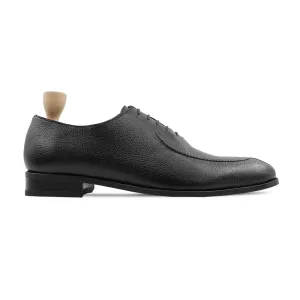 Torun - Men's Black Pebble Grain Leather Wholecut