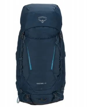 Trekking Backpack Osprey Kestrel 48 Navy Blue S/M