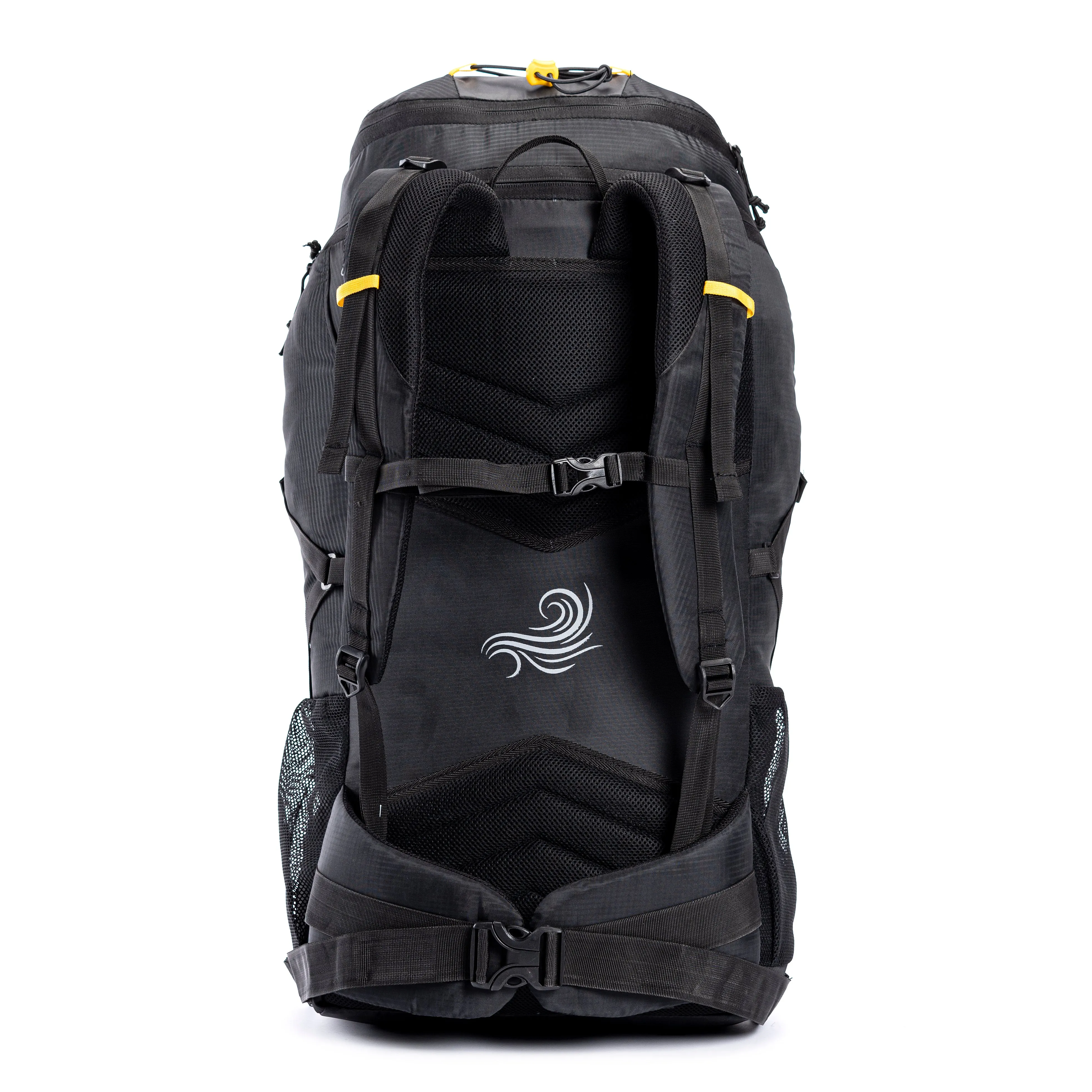 Tripole Air Trekking and Travel Rucksack with Rain Cover and Laptop Sleeve | 3 Year Warranty | Black | 62 Litres