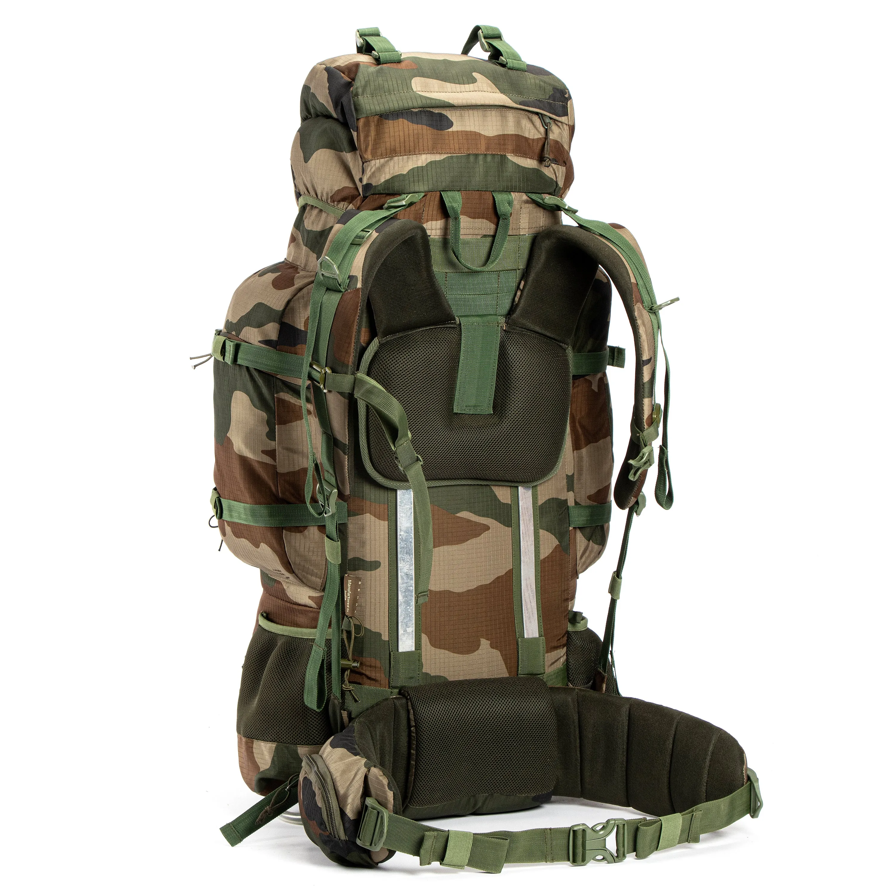 Tripole Colonel Pro Metal Frame Rucksack with Detachable Day Pack and Rain Cover for Trekking and Travelling | 5 Year Warranty (90 Ltr, Indian Army)