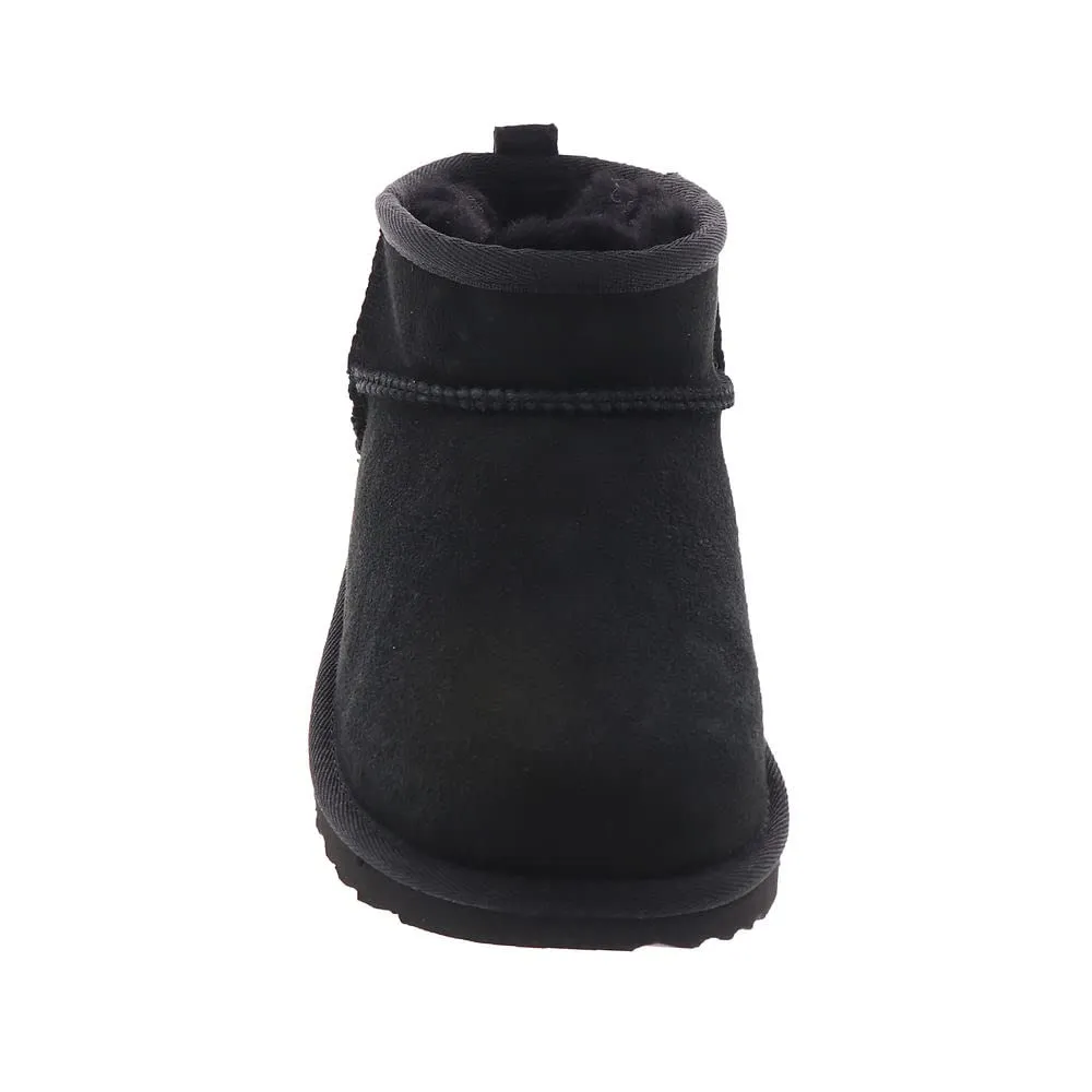 UGG Unisex-Child Classic Ultra Mini Boot, Black