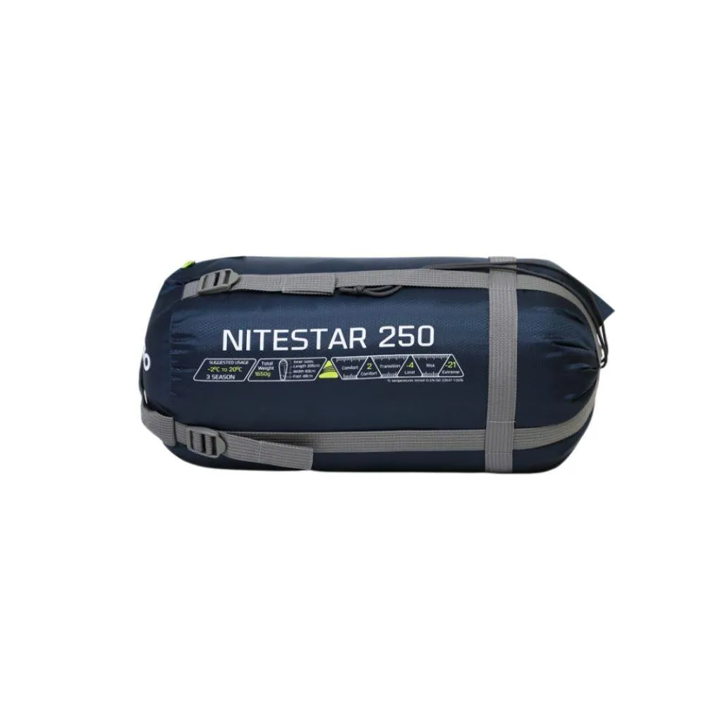 Vango Nitestar Alpha 250 Trekking Sleeping Bag (Ocean Green)