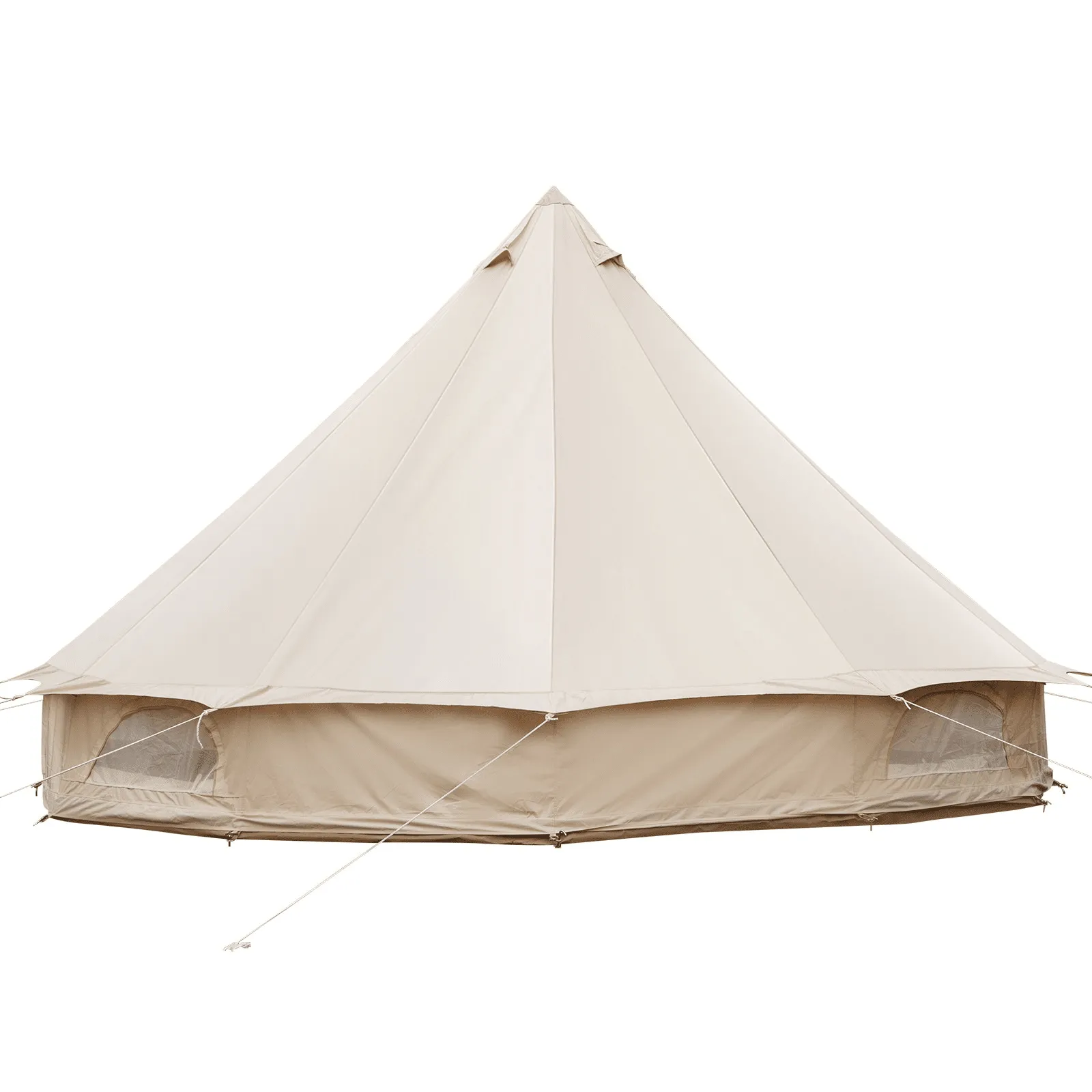 Vevor Bell Tent 19 ft/6m Yurt Cotton Canvas Waterproof With Stove Jack For 10-12 People 4 Seasons