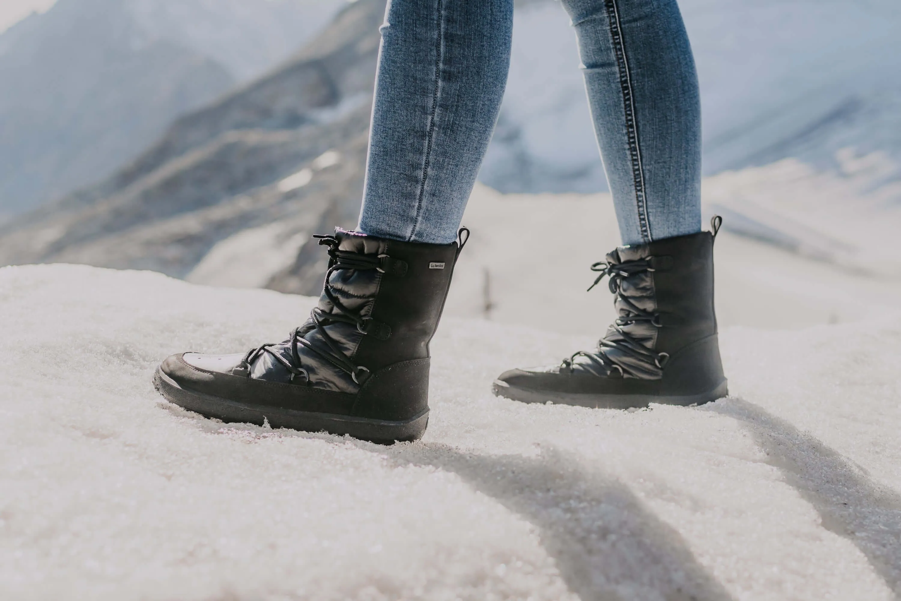 Winter Barefoot Boots Be Lenka Snowfox Woman - Black