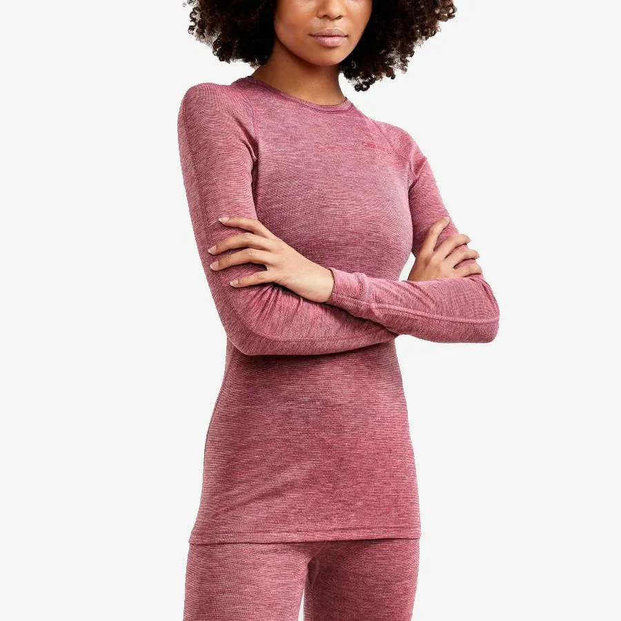 Women's Core Wool Merino Set (Rose Melange)