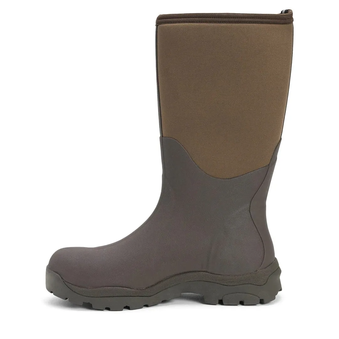 Women's Wetland Tall Wellington Boots - Bark by Muckboot