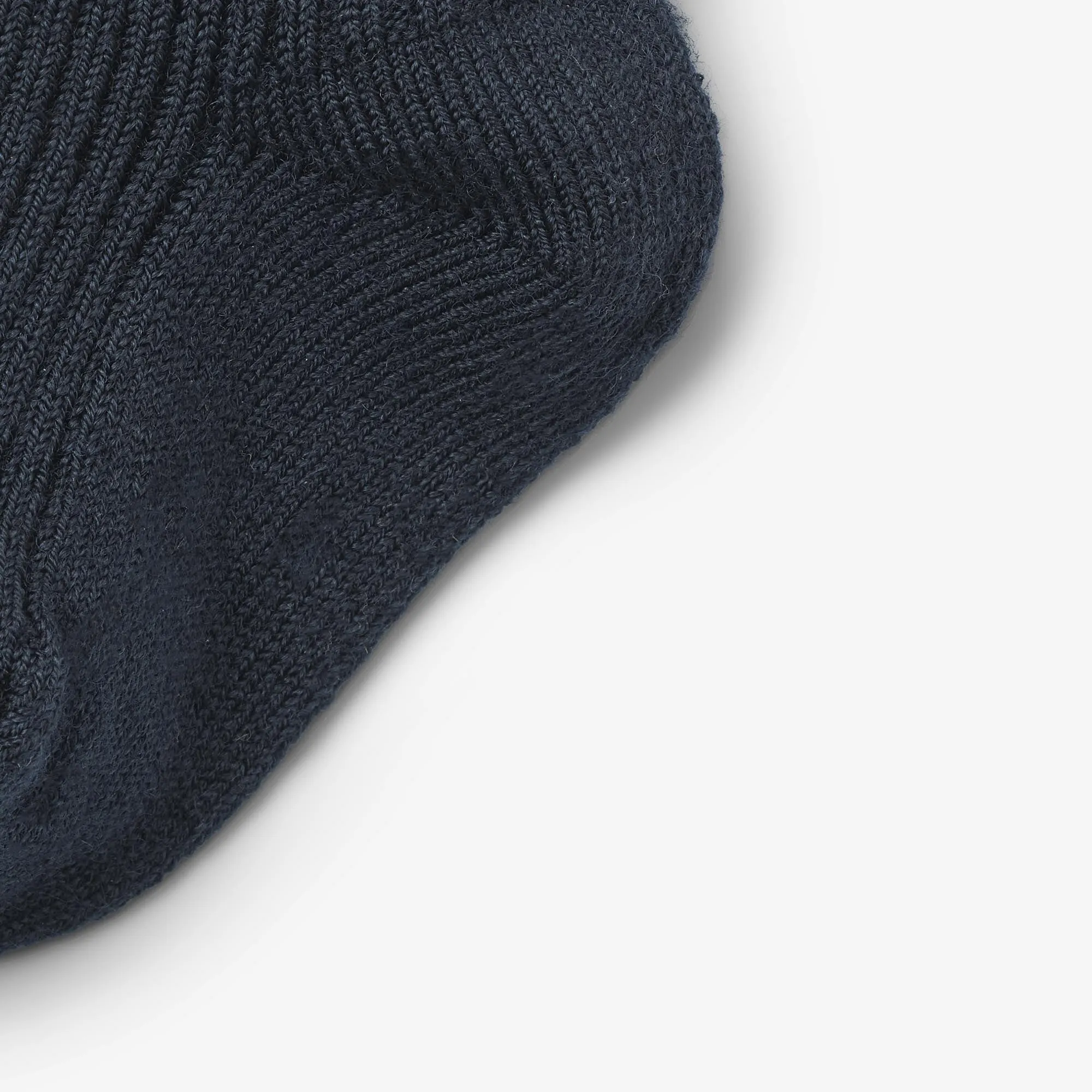 Wool Rib Socks Ziggy - navy